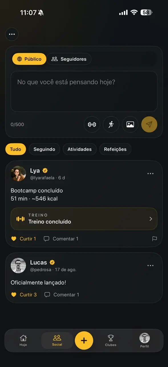 Comunidade do aplicativo Auvor